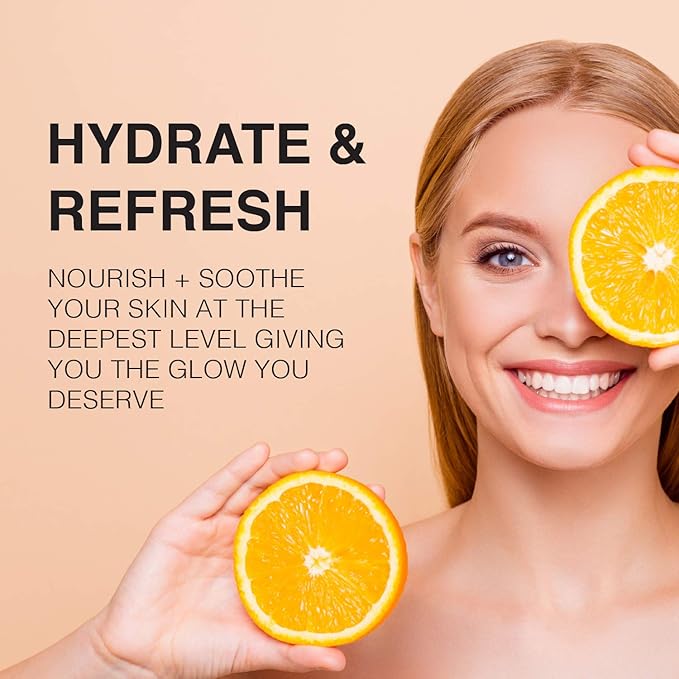 BEAUTE DE PROVENCE Vitamin-C Face Mist & Setting Spray for All Skin Types - Hyaluronic Acid, Aloe Vera & Rose Water - Skin Brightening, Anti-Aging, Moisturizing, Pore Minimizing - 4 Fl Oz