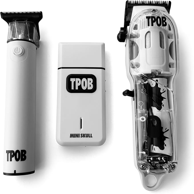 TPOB Slime 2 Professional Hair Clippers Collection (White Pack)