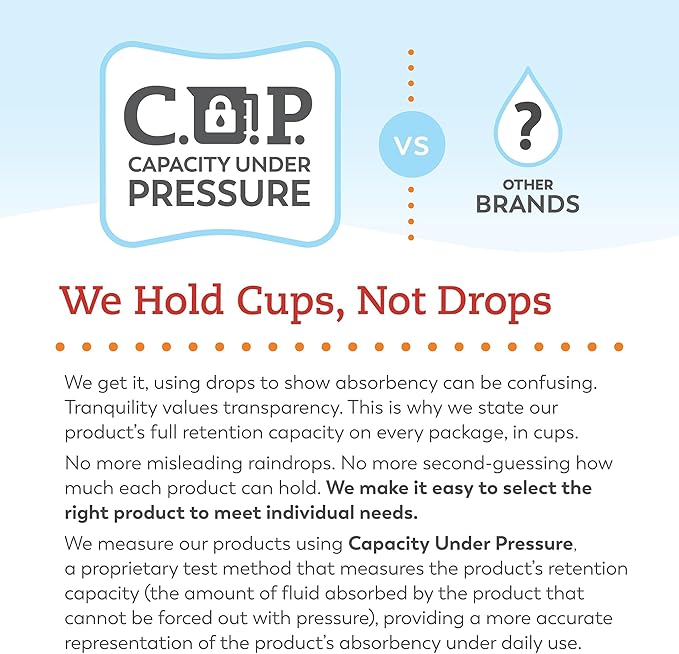 Tranquility Premium OverNight Disposable Absorbent Underwear (88 Count) - XS, 17-28 in. Waist - Maximum Absorbency, All-Night Sleep, Breathable Comfort, 88 Adult Diapers