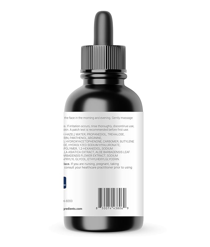 Hyaluronic Acid Serum with Vitamin B5, C, E, Witch Hazel, & Centella – 4 FL OZ | Active Hydrating Serum | 4 Types of HA at 2% | Skin + Face Hydration & Moisture Support* | Oil Free, Fragrance Free
