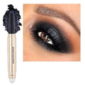 Eyeshadow Stick Makeup Cream Smooth Shimmer Eyeshadow Pencil, Hypoallergenic Waterproof Long Lasting Eye Shadow Highlighter Stick Midnight Black # 18