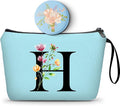 Birthday Inspirational Bridesmaid Proposal Team Small Gifts for Women Mom Aunt Teacher Sister Coworkers Makeup Cosmetic Bag Travel with Mirror Mothers Day Christmas Graduation H