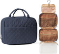 Travel Toiletry Bag For Women Small Hanging Toiletry Travel Makeup Bag lightweight Water-Resistant Toiletries Organizer case portable Cosmetic Bags For Women Blue