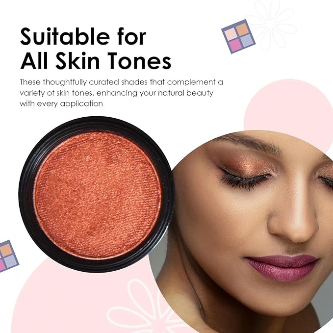 Vera Moore Eyeshadow, Highly Pigmented Eyeshades and Textures, Provide Bold and Lasting Looks, Suitable for Any Event, Easily Blendable Eye Makeup in Multiple Shades. (125th Street)