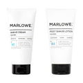 MARLOWE. Shave Cream No. 141 & Post Shave Lotion No. 144 – 6oz Each – Conditioning Shave Cream & Aftershave Lotion for Smooth, Soothing, Close Shave – Men's Shaving Kit Essentials, 2-Pack