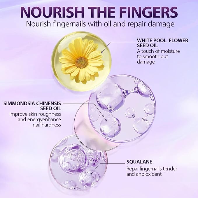 3-in-1 Cuticle Oil Pen for Nails - Nail Care Tool with Ceramic Tip, Moisturize Strengthen Brighten - Cuticle Pusher Oil for Hangnails, Dry & Damaged Nails（3pc）