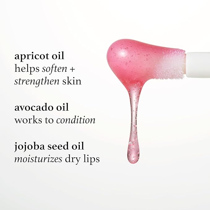 Julep So Plush Glossy Lip Oil – Hydrating Lip Tint with Apricot, Avocado & Jojoba Oils – Non-Sticky Shine, Moisturizing Lip Gloss for Soft, Nourished Lips – Vegan & Cruelty-Free (01 All Neutral)