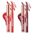 Jolilab Matte Lip Liner Lip Oil Set, Lip Makeup Set Natural Smooth Long-Lasting And Hydrating Beauty Daily Cosmetics Gift for Girls Easy-to-Use(4pcs)