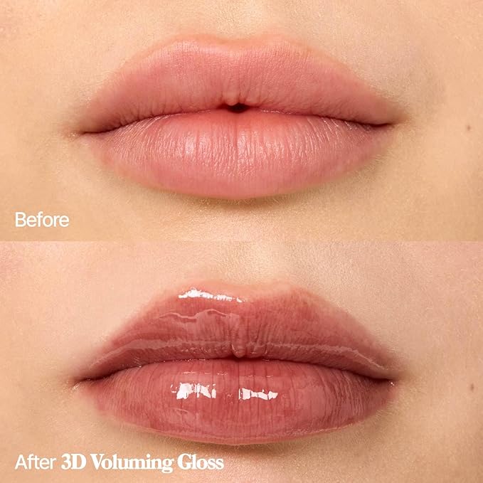 fwee 3D Voluming Gloss 70% (Rich) | Rozy 70% | High Shine, Non-Sticky Lip Gloss for Makeup | Long-Lasting, Moisturizing Gel Formula | 30%, 70% Pigment Options | 5.3g