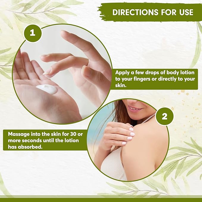 Organic Body Lotion with Lily & Lotus – Deeply Nourishing, Anti-Aging Ayurveda Moisturizer for Dry, Crepey Skin – Natural, Vegan & Ayurvedic – 6.76 fl oz (Pack of 1)