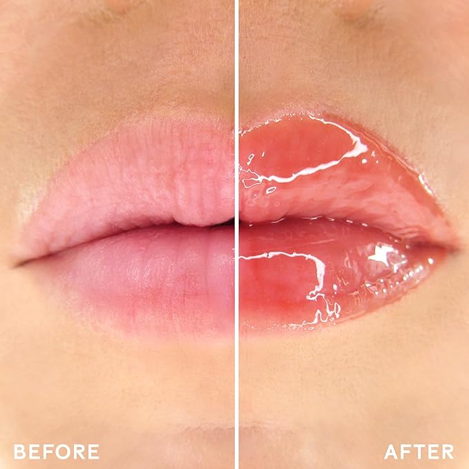 Winky Lux Swoon Very There Lip Oil - Hydrating Nude Brown Tint with Jojoba Oil, Non-Sticky Glossy Lip Oil, Natural Beige Gloss for Juicy Lips & Soft Vanilla Scent
