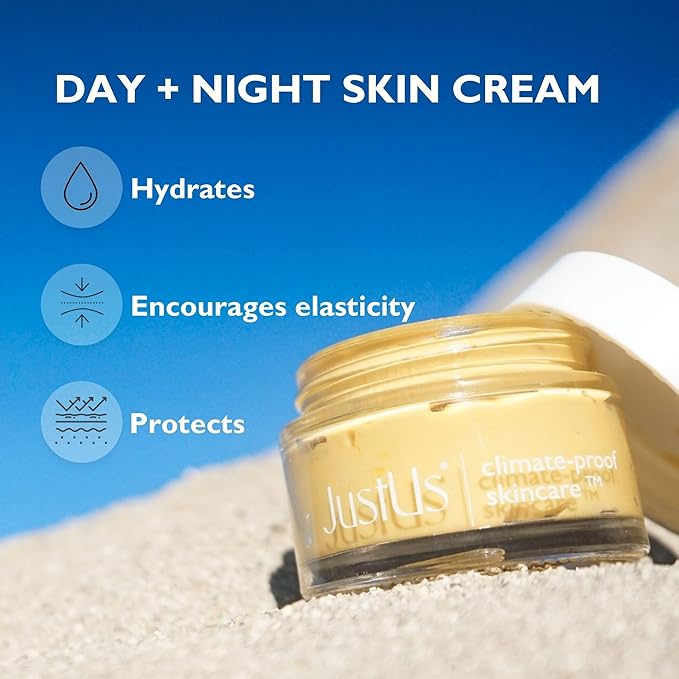 JustUs Skincare, Meta Ultimate Day + Night Treatment Cream, Advanced Hydrating & Anti-Aging Formula Rejuvenates & Moisturizes, with Peptides and Bacuri - 50ml / 1.67 oz