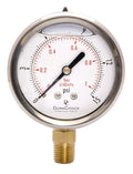2-1/2" Oil Filled Pressure Gauge by DirectMaterial
