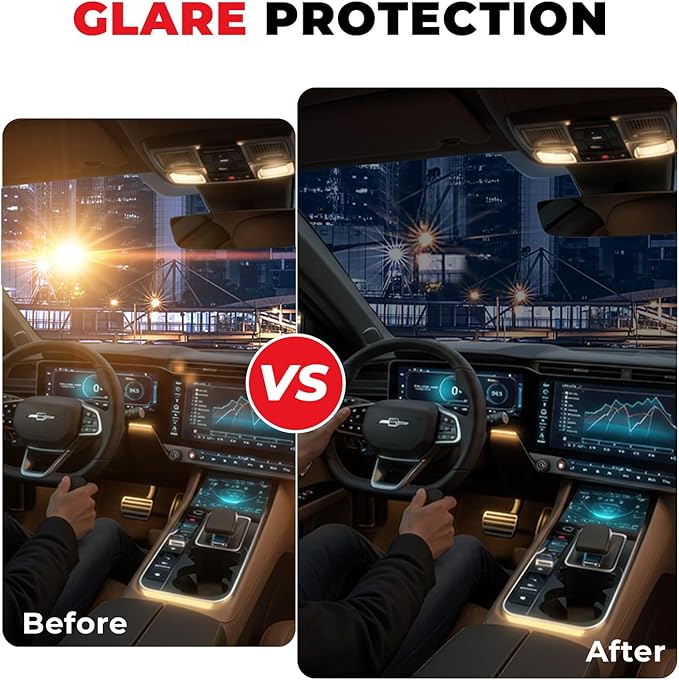 15% VLT Ceramic Car Window Tint Film (24In x100Ft), 99% UV & 96% IRR Blocks, 5-Layer Automotive Tints for Privacy Sun & Glare Protection Heat Blocking Scratch Resistant
