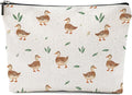 Duck Gifts for Duck Lovers, Makeup Bag Cosmetic Bag Travel Pouch, Animal Lovers Gifts for Women Girls Daughter Sisters Coworker Best Friend Friendship Graduation Birthday