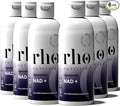 Rho Nutrition Liposomal NAD+ – Liquid Supplement Designed to Help Support Absorption – Active Form of NAD+ Helps Support Normal Cellular Health, Healthy Aging, Energy Metabolism & Vitality – 6 Pack