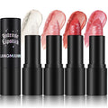 Jolilab Sparkling Lip Gloss, Long Lasting Waterproof Moisturizer Lip Balm Glitter Shimmer Metallic Lipstick, Diamond Shiny Lipstick for Women Girls, Non-sticky