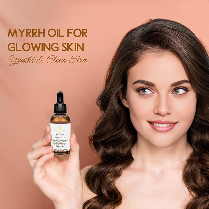 Myrrh Essential Oil, Pure Natural Myrrh Oil for Skin Hair Diffuser Room Spray DIY - 1 Oz