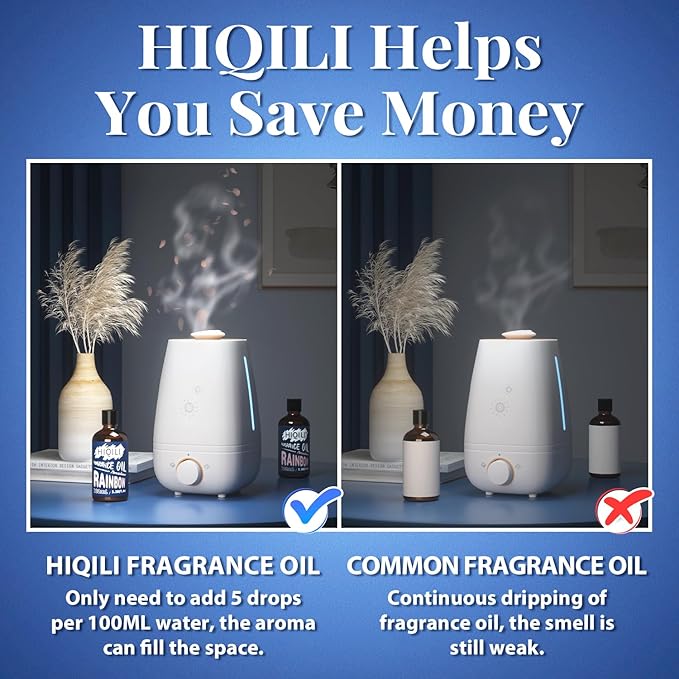 HIQILI Rainbow Essential Oil 100ml -for Aromatherapy, Fragrance Oil for Home Diffuser, Car Freshies, Scented Oil DIY Candle Soap Perfume Making Supplies 3.38 Fl Oz