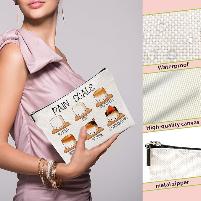 Nurse Gifts, Funny Makeup Bag, Nurse Accessories Funny Horse Cosmetic Bag, Doctor Gift Nursing Travel Organizer Zipper Pouch Thank You Nurses Week Gifts for Women Coworker Friends