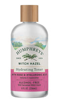 Humphreys Witch Hazel Hydrating Toner | Wild Harvested Witch Hazel & Rose | Natural, Alcohol-Free Formula | Balancing & Hydrating | Clears Pores | 8 Fl Oz
