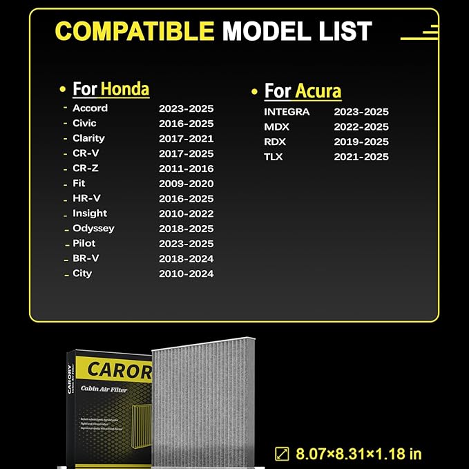 Cabin Air Filter w/Activated Carbon - Image 2