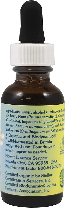 Flower Essence Services, Five-Flower Formula Dropper - 1 oz