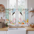 Easter Kitchen Curtains 54 Inch Long 2 Panel Set, Rod Pocket Window Curtains by Unknown