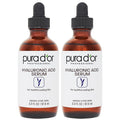 PURA D'OR Hyaluronic Acid Serum For Deep Hydration (3.3oz x2 = 6.6oz) Anti-Aging, Plumping & Moisturizing Formula For Smooth, Supple Skin - Natural Skincare Boost - Fine Lines & Wrinkle Reducer