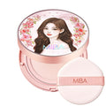 MIBA Ion Calcium Foundation Double Cushion Glow 25 g / 0.88 oz Big Cushion SEASON 3. Long Lasting Cover Effect. Moisture glow. Skin tightening relief. Smooth adhesion. (Lovely #21 Rosy Ivory)