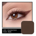 Magnetic Single Matte Eyeshadow with Metal Pan, powder eyeliner smokey eye dark shadow palette, Base Eyeshadow Powder for DIY Empty Magnetic Palette (Chocolate Charm)