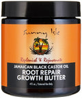 Sunny Isle Jamaican Black Castor Oil Root Repair Growth Butter 4oz | Restores & Revitalizes ALL Damaged Hair Types | Nutrient-Rich, Stimulates Hair Growth | Fights Dry, Itchy, Flaky Scalp