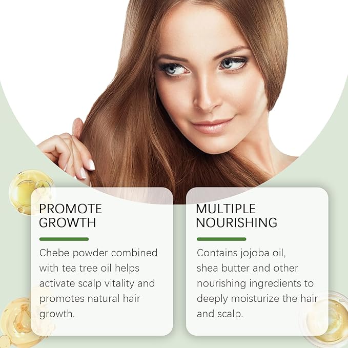 Natural Coconut Oil for Hair Growth,Nourishing Scalp Treatment for Stronger Strands,Frizz Control & Split End Repair,for All Hair Types,3.38Fl Oz