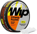 Wip Energy Pouches | 200mg Natural Caffeine | Vitamins and Minerals | Orange Citrus | 15 Pouches Per Can | 1 Can