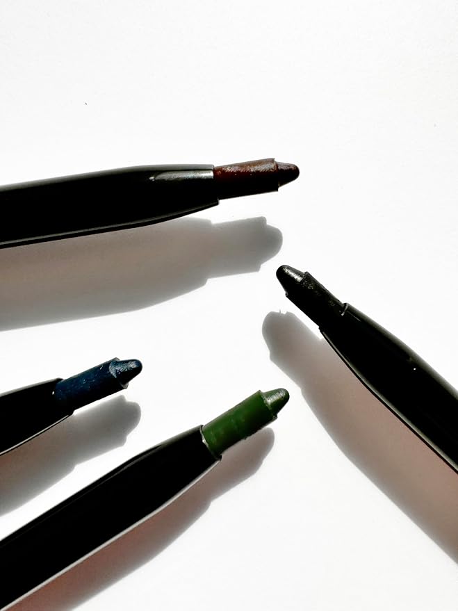 Sandstone Scandinavia Waterproof Eyeliner Pencil - Vegan Hypoallergenic for Sensitive Eyes - Smudge Proof Gel-Eyeliner - Hypoallergenic Makeup (Green)