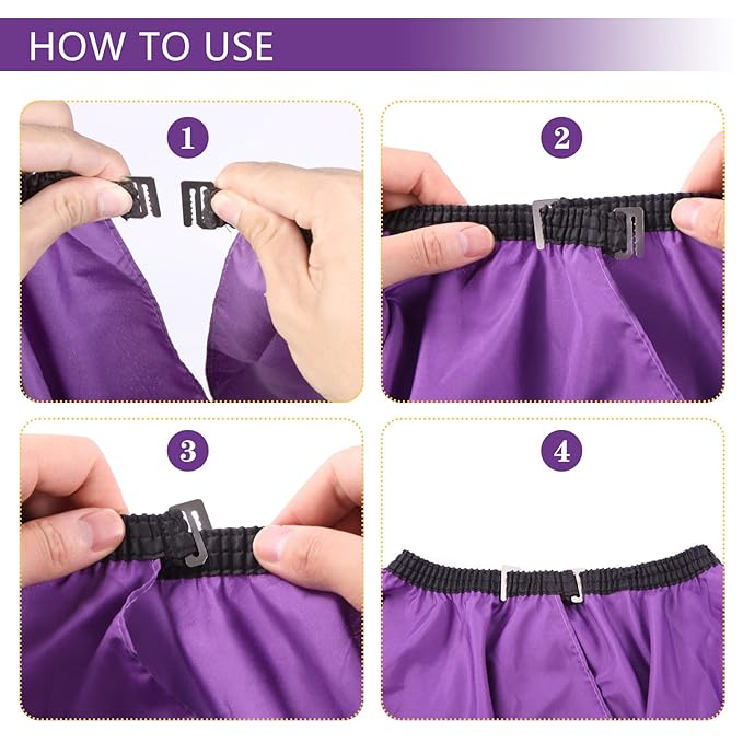 Barber Cape-Professional Salon Hair Cutting Cape,56x63 inches Large Hairdresser Cape for Haircut,Coloring,Makeup,Styling and More,(Purple)