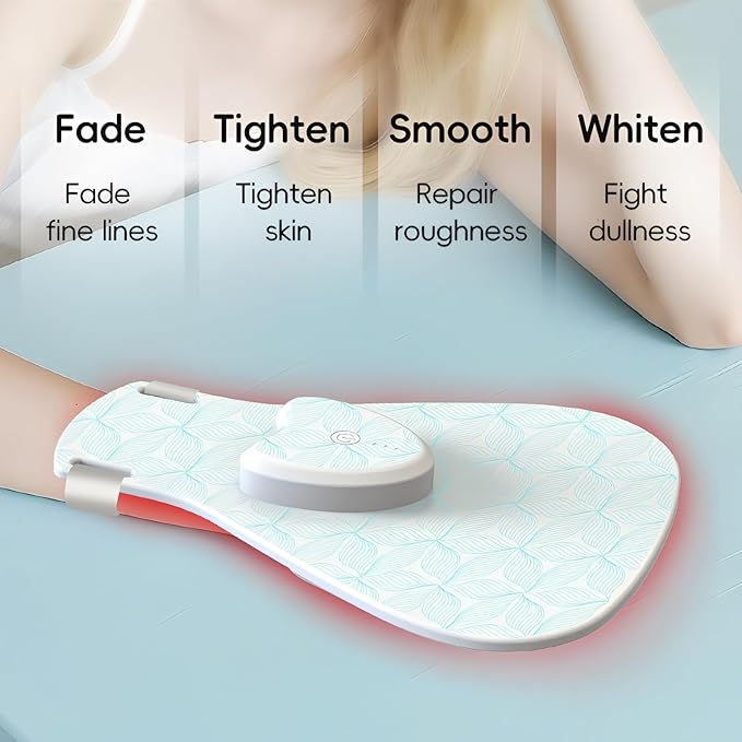 Red Light Therapy Glove for Hands - 630nm & 830nm LED Device for Pain Relief & Skin Rejuvenation, Rechargeable Hand Care with Auto Shut-Off