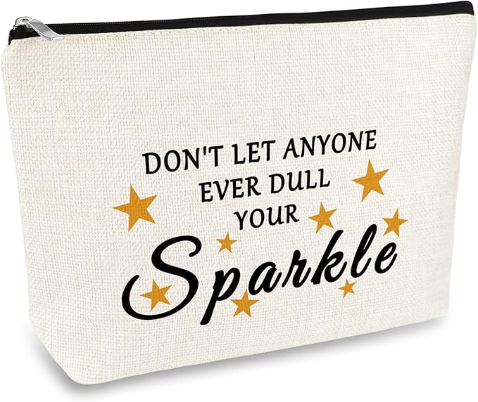 Inspirational Gifts for Best Friend Makeup Bag Motivational Gift Birthday Christmas Graduation Gifts for Daughter Best Friend BFF Bestie Sister Boss Wife Teacher Nurse Her Travel Cosmetic Bag