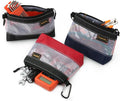 Clear Tool Pouch, 7" Small Tool Bag, Mini Zipper Pouch, See Through Tool Pouch Bag for Tool Box Organizers and Storage, Heavy Duty Tool Bag for Men and Women, 3 Pack