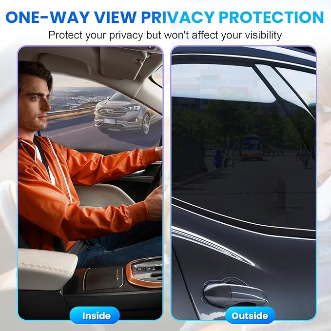 Car Window Tint 35% VLT - 20" in x 20' Ft Nano Carbon Window Tint Privacy Film for Car, Heat & UV Blocking, Glare Reduction and Scratch Resistant Automotive Tinting Roll
