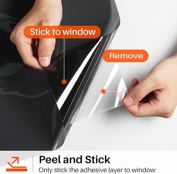 5% Percent Car Window Tint, 5% VLT Nano Ceramic Window Roll 8" Inch x 5'Ft, Automotive Tint for Privacy Sun & Glare Protection UV Heat Blocking, Scratch Resistant 5-Layer(7.87" Inch x 5'Ft)
