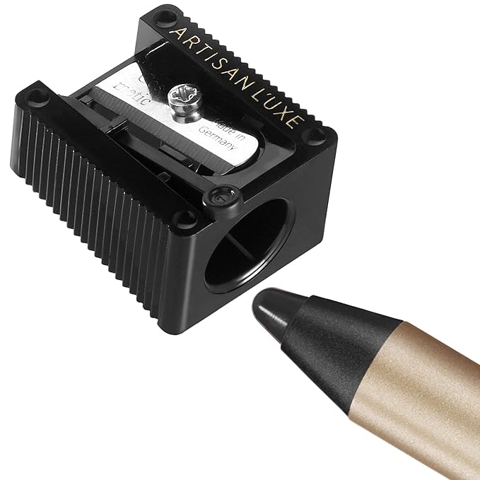 Artisan L'uxe Beauty Velvet Jumbo Eyeliner Pencil Smokey Eyes in 3 Minutes Water Proof, Smudge Proof, Long Lasting Age Defying Essential Oils Midnight (Shade: Black)