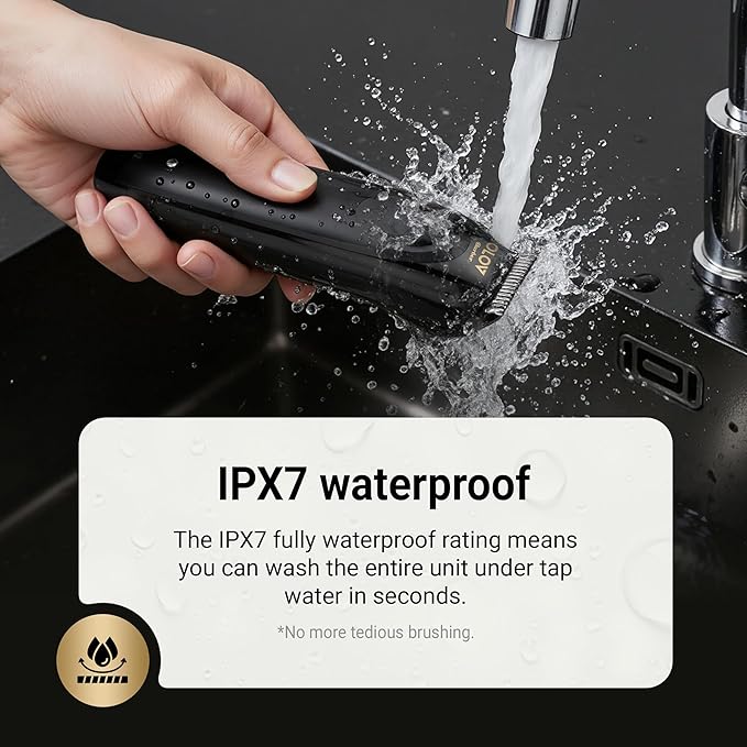 Hair Trimmer for Men, Cordless T-Blade Beard Trimmer, Professional Rechargeable Hair Clippers for Hair Cutting & Grooming
