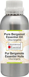 Greenwood Essential Pure Bergamot Essential Oil (Citrus bergamia) Steam Distilled 630ml (21 oz)