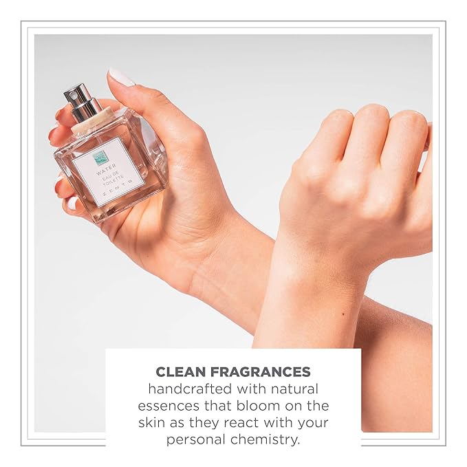 Zents Eau de Parfum (Water) for Women & Men | Long-Lasting Clean Fragrance with Chamomile, Coriander & Lemon | Fresh & Calming Scent | 1.69 oz