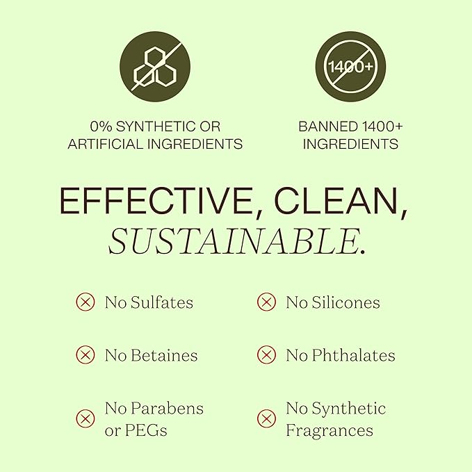 Ingreendients Non Toxic Sulfate Free Volumizing Shampoo & Conditioner with Organic Ingredients For Fine & Thin Hair - Color Safe, Paraben & Gluten Free, Silicone Free, Vegan, Cruelty-Free, pH Balanced