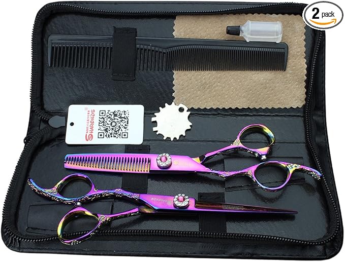 6 Inch Professional Hairdresser Scissors Left Handed Hairdresser Scissors Set