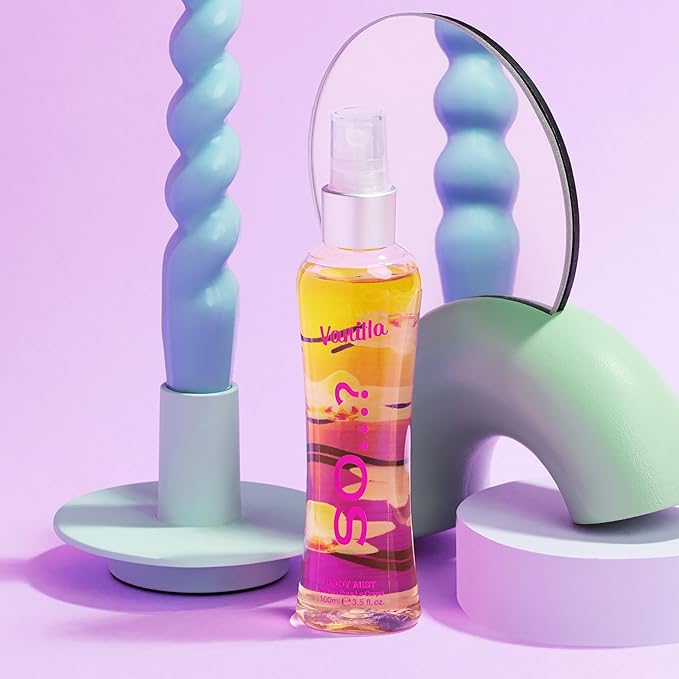 So...? Vanilla Body Mist for Women - 3.5 oz Body Mist - Pack of 2