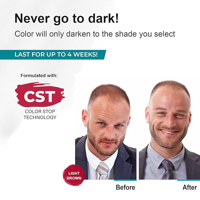 Sport Eyebrow Colorant, Men's Long Lasting Treatment to Cover Gray Brow Hairs, Dark Brown