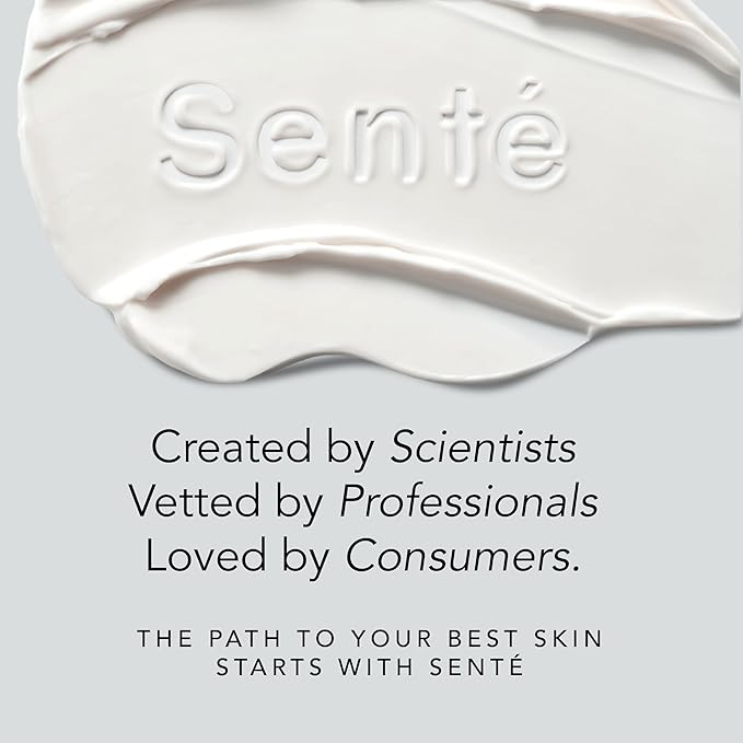 Senté Hydrate+ Serum | Hyaluronic Acid with HSA for Glass Skin | Deep Hydration & Barrier Support | Fast-Absorbing | Calms & Soothes | Paraben, Cruelty, Fragrance Free | 1.0 oz